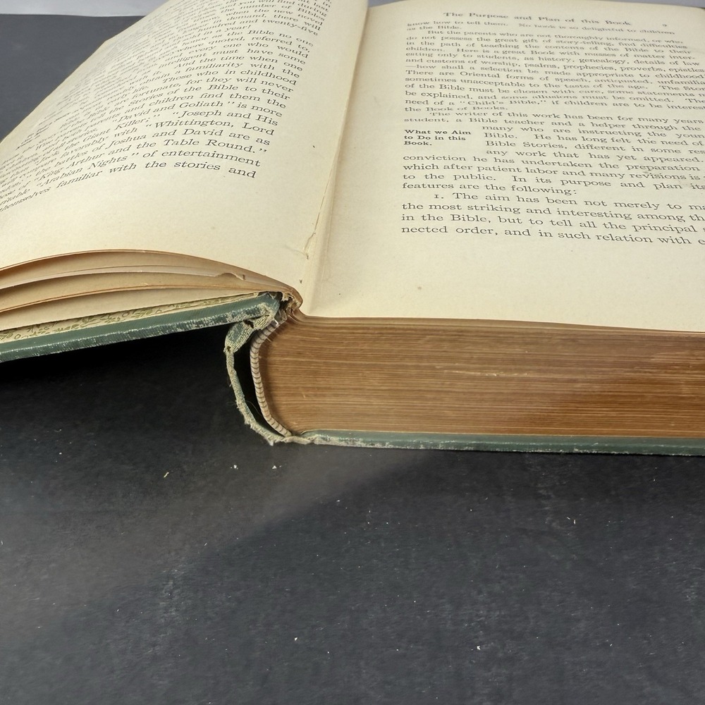 Hurlbut's Story of the Bible Illustrated Stories 1904 Edition HC Book Rough - Picture 11 of 14